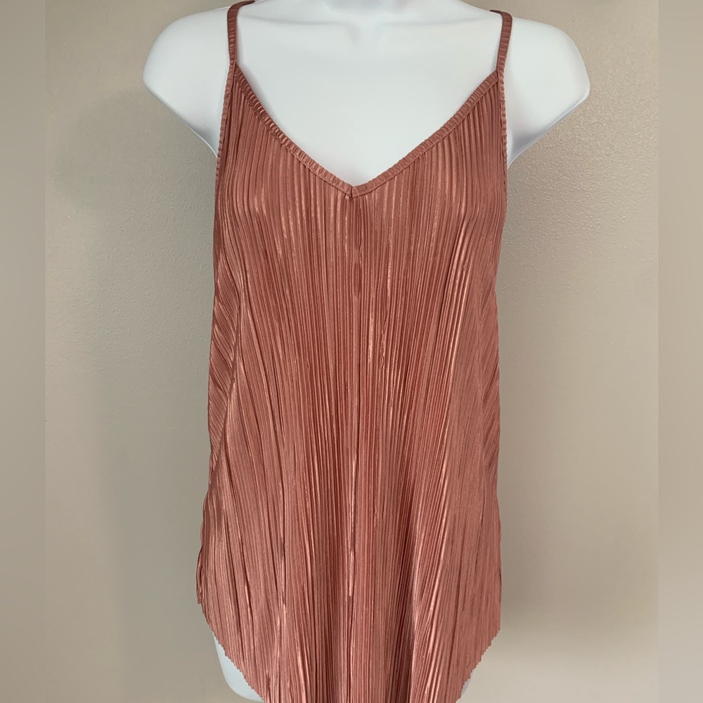 No Comment Mauve  Pleated  Camisole